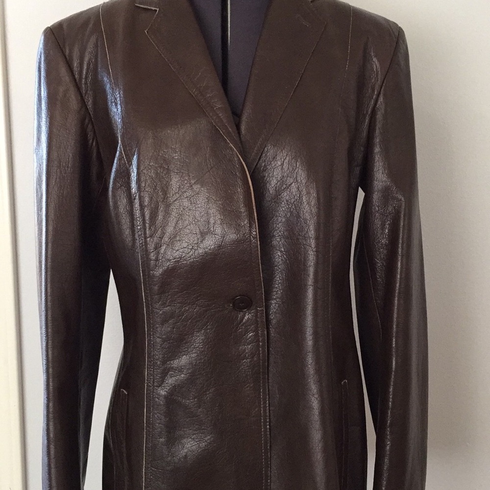 Armani leather jacket